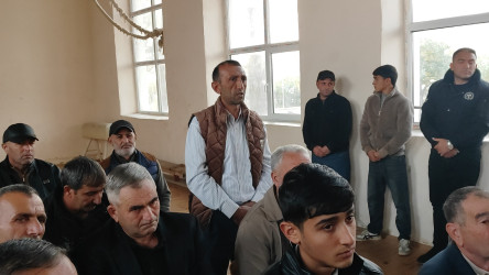 Hürüuşağı kənd sakinlərinin müraciətləri dinlənilmişdir