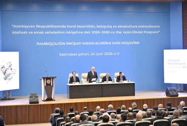 Sabirabadda pambıqçılığın inkişafına dair regional müşavirə keçirilib