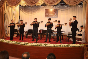 Yevlaxda Üzeyir Hacıbəylinin 140 illiyi münasibətilə tədbir keçirilmişdir