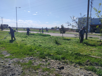 Şəhər ərazisində növbəti iməcilik təşkil edilib.