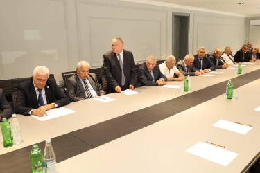 Yevlax Rayon Ağsaqqallar Şurasının hesabat iclası keçirilib