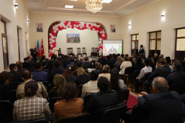 Yevlaxda “Zəfər Günü şanlı tariximizdir” adlı tədbir keçirilmişdir