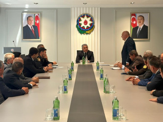 Yevlax Şəhər İcra Hakimiyyəti yanında İxrac Neft və Qaz Boru Kəmərlərinin Təhlükəsizliyi üzrə Komissiyanın növbəti iclası keçirilib