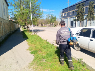 Şəhər ərazisində növbəti iməcilik təşkil edilib.