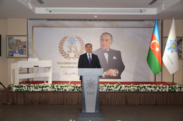 Yeni Azərbaycan Partiyası (YAP) Yevlax rayon təşkilatının yaradılmasının 33-cü illiyi münasibətilə tədbir keçirilib