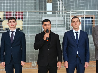 Yevlaxda mini futbol üzrə rayon turnirinə start verildi