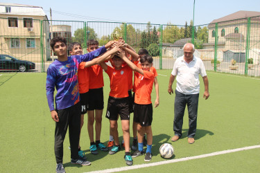 Yevlaxda mini futbol idman növü üzrə yeniyetmələr arasında rayon birinciliyi keçirilmişdir
