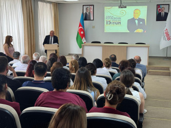 "Yevlax Rayon Mərkəzi Xəstəxanası" Publik Hüquqi Şəxsində 15 İyun – Milli Qurtuluş Gününə həsr olunmuş tədbir keçirilmişdir