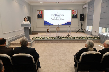Yevlaxda “Azərbaycan qadını-Zərif ruh, güclü iradə” adlı tədbir keçirilib
