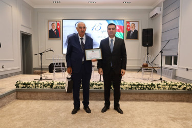Yevlaxda 15 İyun – Milli Qurtuluş Gününə həsr olunmuş tədbir keçirilib