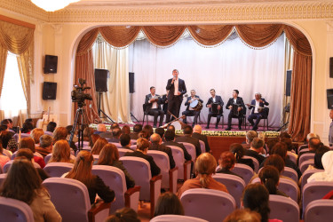 Yevlaxda Beynəlxalq Mədəniyyət Günü münasibətilə tədbir keçirilib