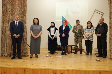 Yevlaxda Xocalı soyqırımının 34-cü ildönümünə həsr olunmuş tamaşa nümyiş etdirilib