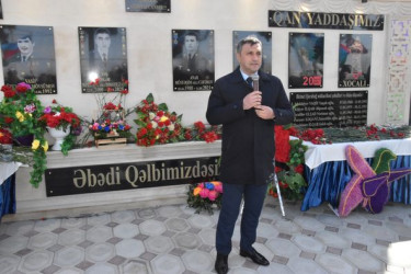 Yevlaxda Şəhidlərin xatirəsinə ucaldılmış Abidənin açılışına həsr edilmiş tədbir keçirilib