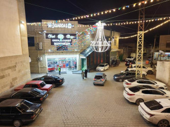 Yevlax şəhərinin gecə görüntüsü