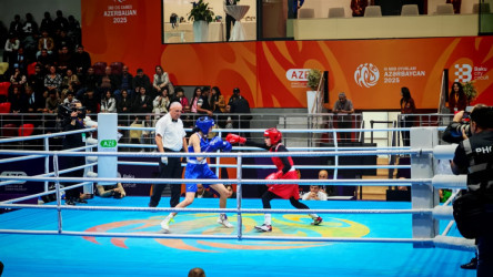 Azərbaycanın ev sahibliyi etdiyi III MDB Oyunlarında boks yarışları davam edir