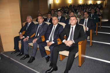 Yevlaxda Ulu Öndər Heydər Əliyevin anadan olmasının 102-ci ildönümünə həsr edilmiş tədbir keçirilmişdir