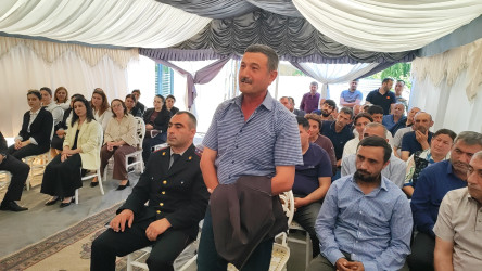 Yevlax Şəhər İcra Hakimiyyəti Başçısı rayonun Duzdağ qəsəbəsində səyyar qəbul keçirib