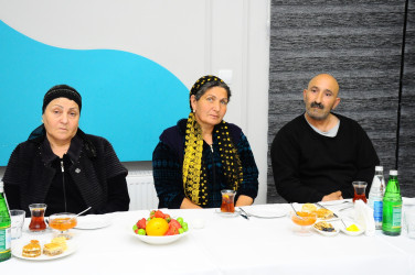Naftalan şəhərində müalicə alan Yevlax rayonundan olan Şəhid ailələri ziyarət olunmuşdur