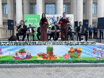 Yevlaxda Novruz bayramı və İlaxır çərşənbə təntənəli şəkildə qeyd olunub