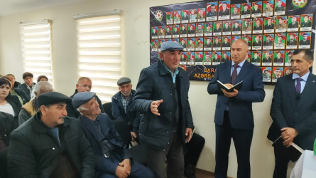 Malbinəsi kənd sakinlərinin müraciətləri dinlənilib
