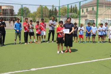 Yevlaxda mini futbol idman növü üzrə yeniyetmələr arasında rayon birinciliyi keçirilmişdir