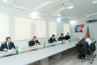 Ədliyyə naziri Fərid Əhmədov Yevlaxda vətəndaşları qəbul edib