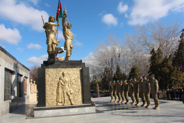 Yevlaxda Xocalı faciəsinin 32-ci ildönümü ilə bağlı ümumrayon tədbiri keçirilmişdir