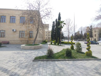 Yevlax Şəhər İcra Hakimiyyəti tərəfindən şəhərdə həyata keçirilən abadlıq-quruculuq işləri davam etdirilir