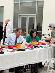 Yevlaxda qanvermə aksiyası keçirilmişdir