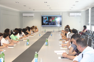 Yevlaxda 26 İyun - Narkomaniya və Narkobiznesə qarşı Beynəlxalq Mübarizə Gününə həsr olunmuş maarifləndirici tədbir keçirilmişdir