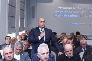 Yevlax rayonunda sahibkarlarla görüş keçirilib