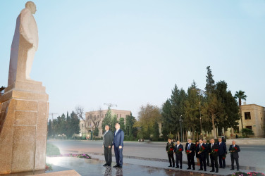 Yevlaxda Yeni Azərbaycan Partiyasının yaranmasının 33 illiyi münasibətilə tədbir keçirilib