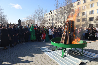 Yevlaxda od çərşənbəsi qeyd olunub