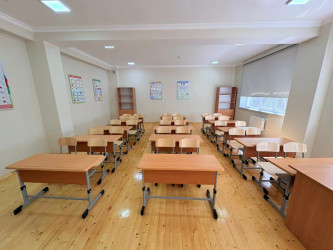 Yevlax şəhər Səməd Vurğun adına 5 nömrəli tam orta ümumtəhsil məktəbi yeni tədris ilinə hazırdır