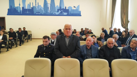 Yevlax Şəhər İcra Hakimiyyətinin Başçısı tərəfindən Xanabad kənd sakinlərinin müraciətləri dinlənilib