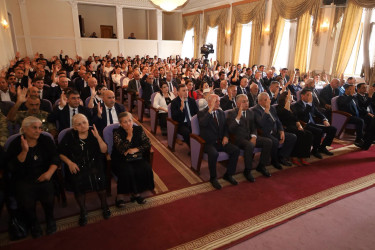 Sentyabrın 8-də Yeni Azərbaycan Partiyası (YAP) Yevlax rayon təşkilatının XI konfransı keçirilib