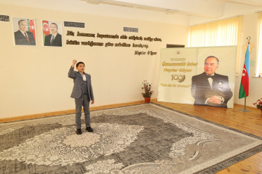 Yevlaxda “Ulu Öndər Heydər Əliyev və Azərbaycan təhsili” adlı tədbir keçirilib