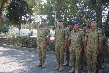 27 Sentyabr – Anım Günü münasibətilə şəhidlərimizin müqəddəs xatirəsi 1 dəqiqəlik sükutla yad olunub