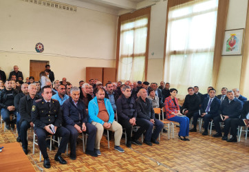 Salahlı kəndində səyyar vətəndaş qəbulu keçirilmişdir