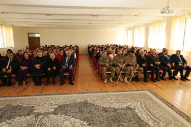 Yevlaxda “Ulu Öndər Heydər Əliyev və Azərbaycan təhsili” adlı tədbir keçirilib