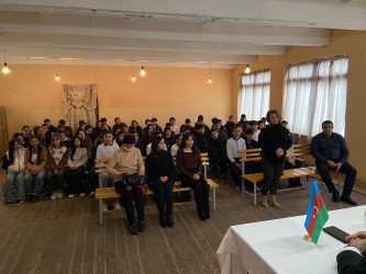 Yevlaxda gender əsaslı zorakılığa qarşı mübarizə çərçivəsində "Təhlükəsiz həyat üçün zorakılıq zəncirlərini birlikdə qıraq" adlı tədbir keçirilmişdir