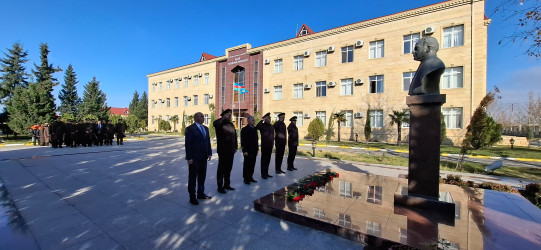 Yevlaxda  Fövqəladə Hallar Nazirliyi işçilərinin peşə bayramı günü münasibətilə tədbir keçirilib