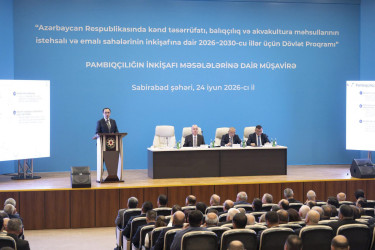 Sabirabadda pambıqçılığın inkişafına dair regional müşavirə keçirilib