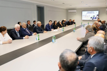 Yevlaxda “Ağsaqqalların tariximizdə rolu” mövzusunda dəyirmi masa keçirilib