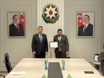 İcra Hakimiyyətinin Başçısı idmanın sərbəst güləş növü üzrə Azərbaycan çempionu olan yevlaxlı idmançı ilə görüşüb