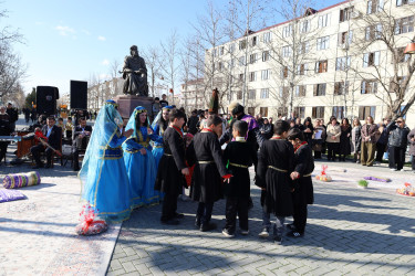 Yevlaxda od çərşənbəsi qeyd olunub