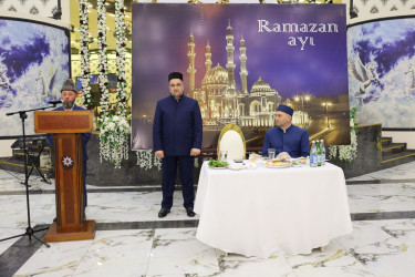 Yevlaxda iftar süfrəsi təşkil olunub