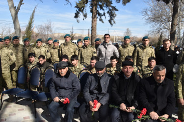 Yevlaxda Şəhidlərin xatirəsinə ucaldılmış Abidənin açılışına həsr edilmiş tədbir keçirilib