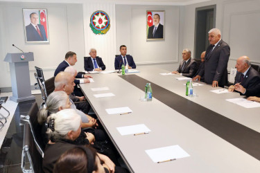 Yevlax Rayon Ağsaqqallar Şurasının hesabat iclası keçirilib