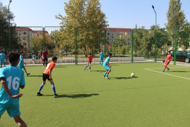 Yevlaxda minifutbol üzrə turnirin final oyunu keçirilmişdir